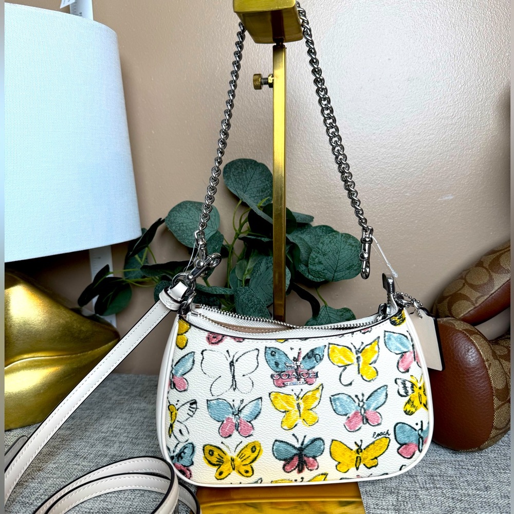 Teri Mini Crossbody Bag With Butterfly Print Women's Bag